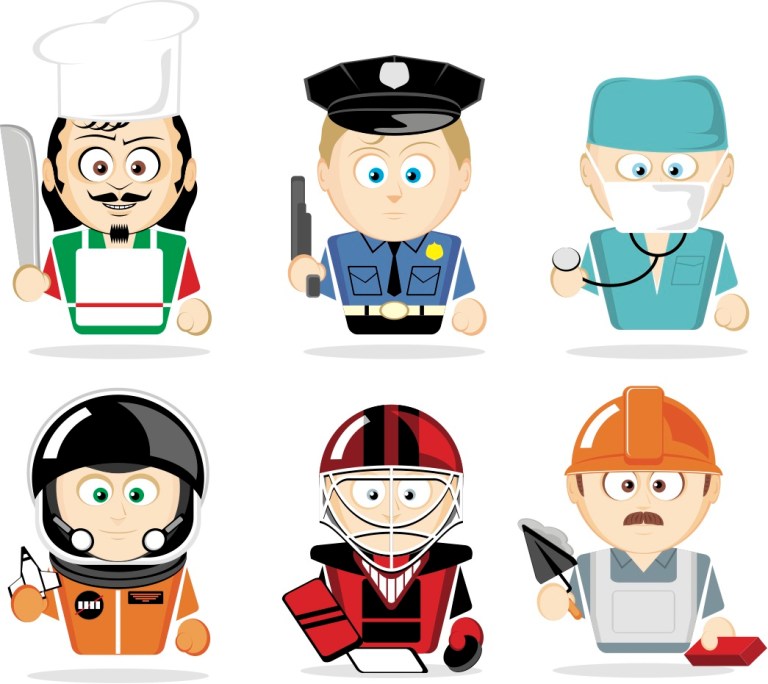 different occupations