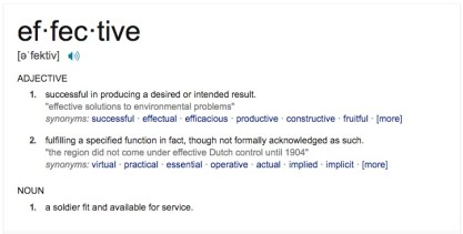 effective defined