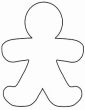 template gingerbread man