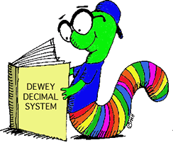 reading outside of your field dewey decimal worm